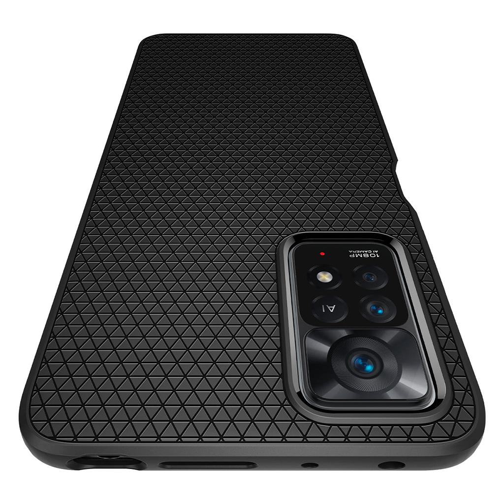 Spigen® Liquid Air™ ACS04414 Xiaomi Redmi Note 11 Pro 5G / 11 Pro Case - Matte Black