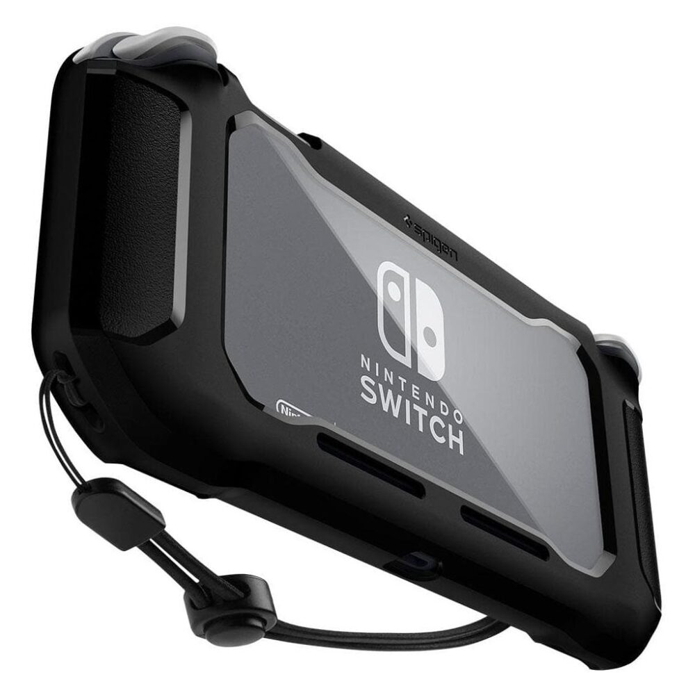 Spigen® Rugged Armor™ ACS00212 Nintendo Switch Lite Case - Matte Black