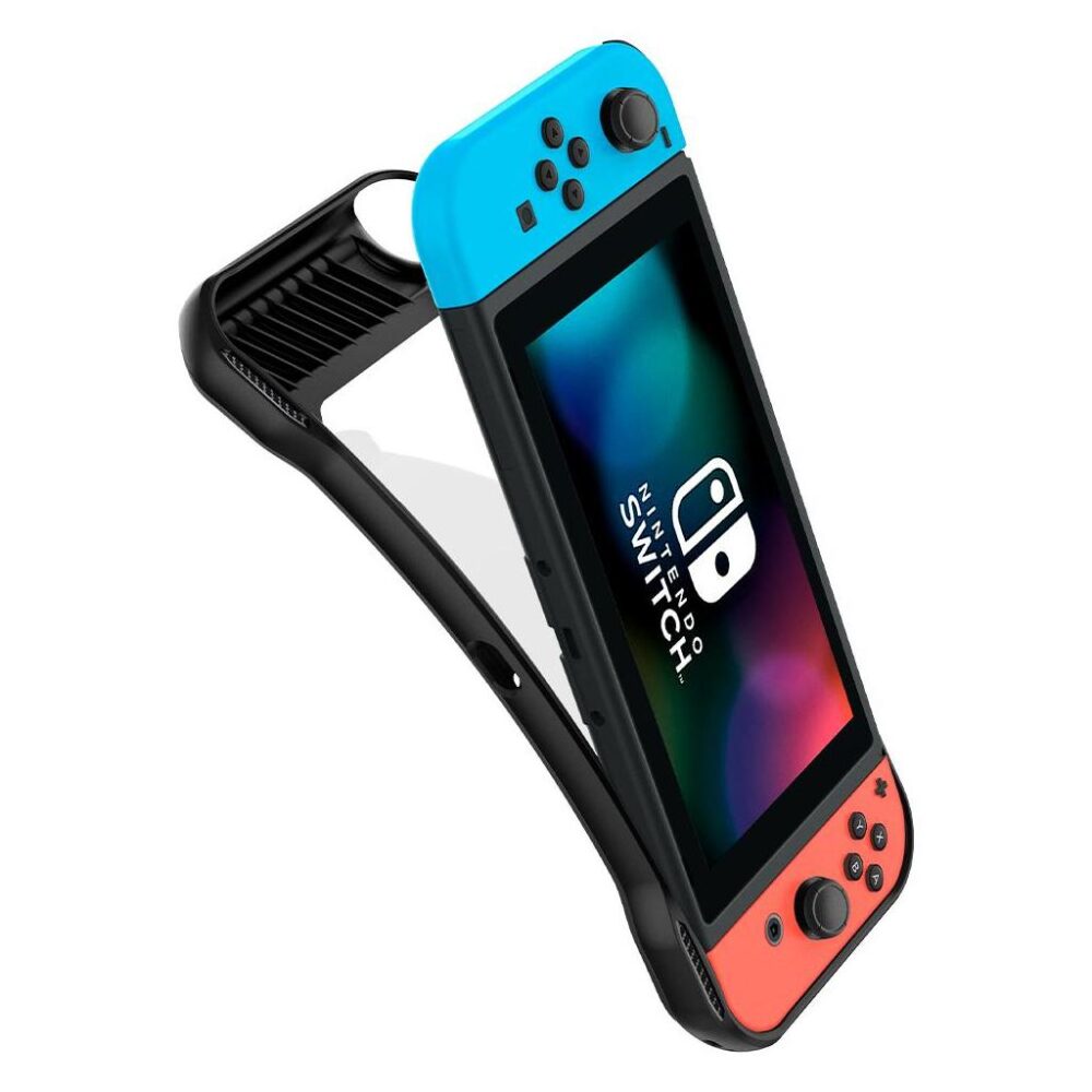 Spigen® Rugged Armor™ ACS01228 Nintendo Switch Case - Matte Black