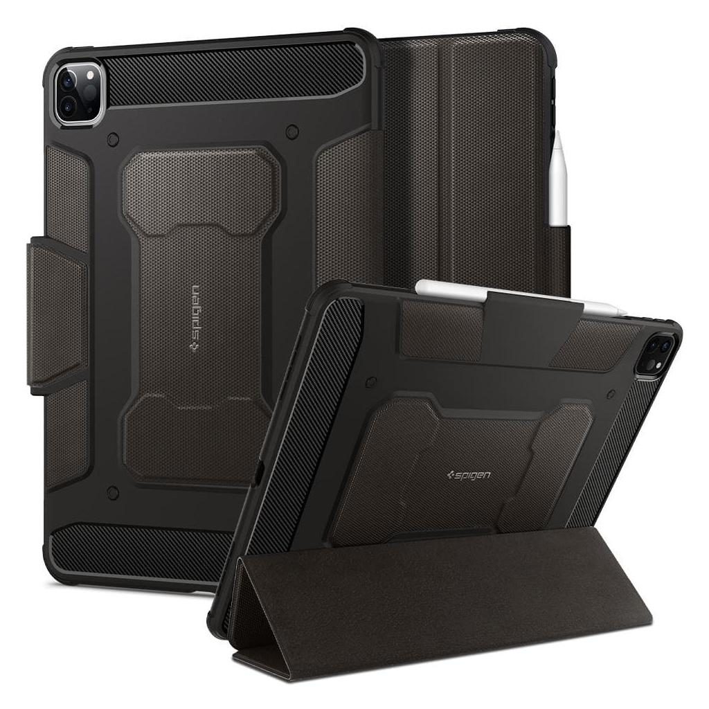 Spigen® Rugged Armor™ Pro ACS01025 iPad Pro 11-inch (2021 / 2020 / 2018) Case - Gunmetal