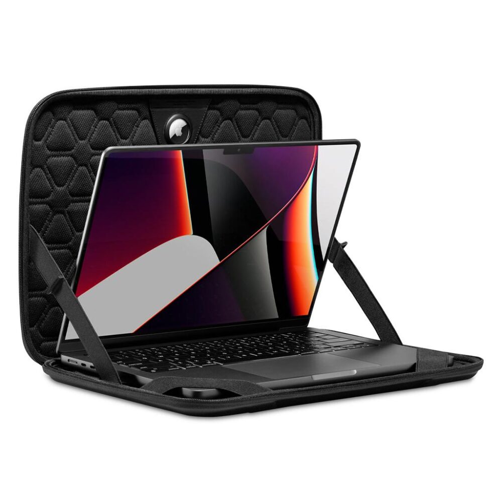 Spigen® Rugged Armor™ Pro Pouch AFA04271 MacBook Pro 16-inch Case - Black