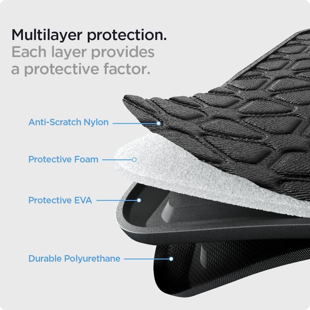 Spigen® Rugged Armor™ Pro Pouch AFA04271 MacBook Pro 16-inch Case – Black