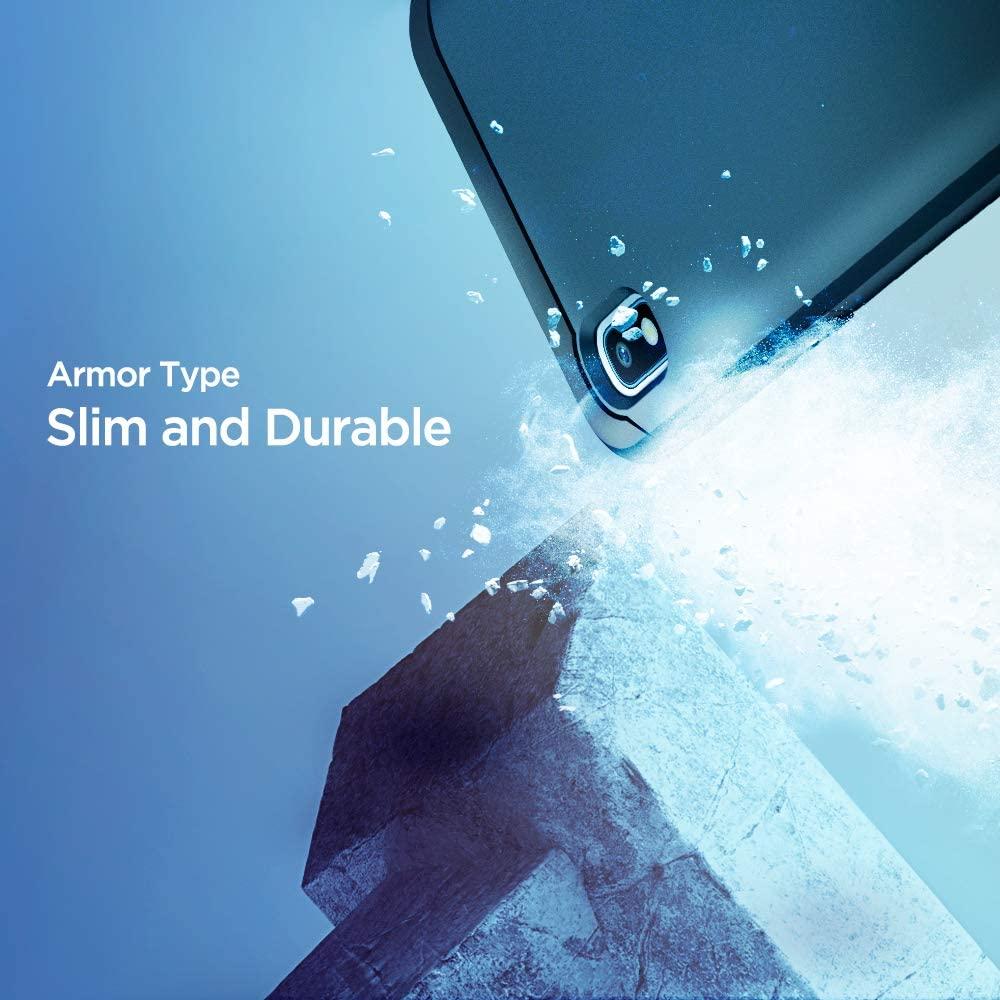 Spigen® Slim Armor™ ACS00059 Samsung Galaxy A10 Case - Metal Slate