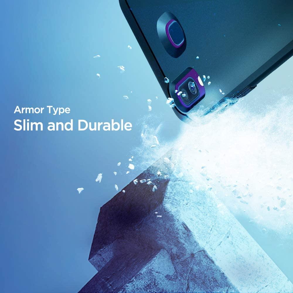 Spigen® Slim Armor™ ACS00090 Samsung Galaxy A40 Case - Metal Slate
