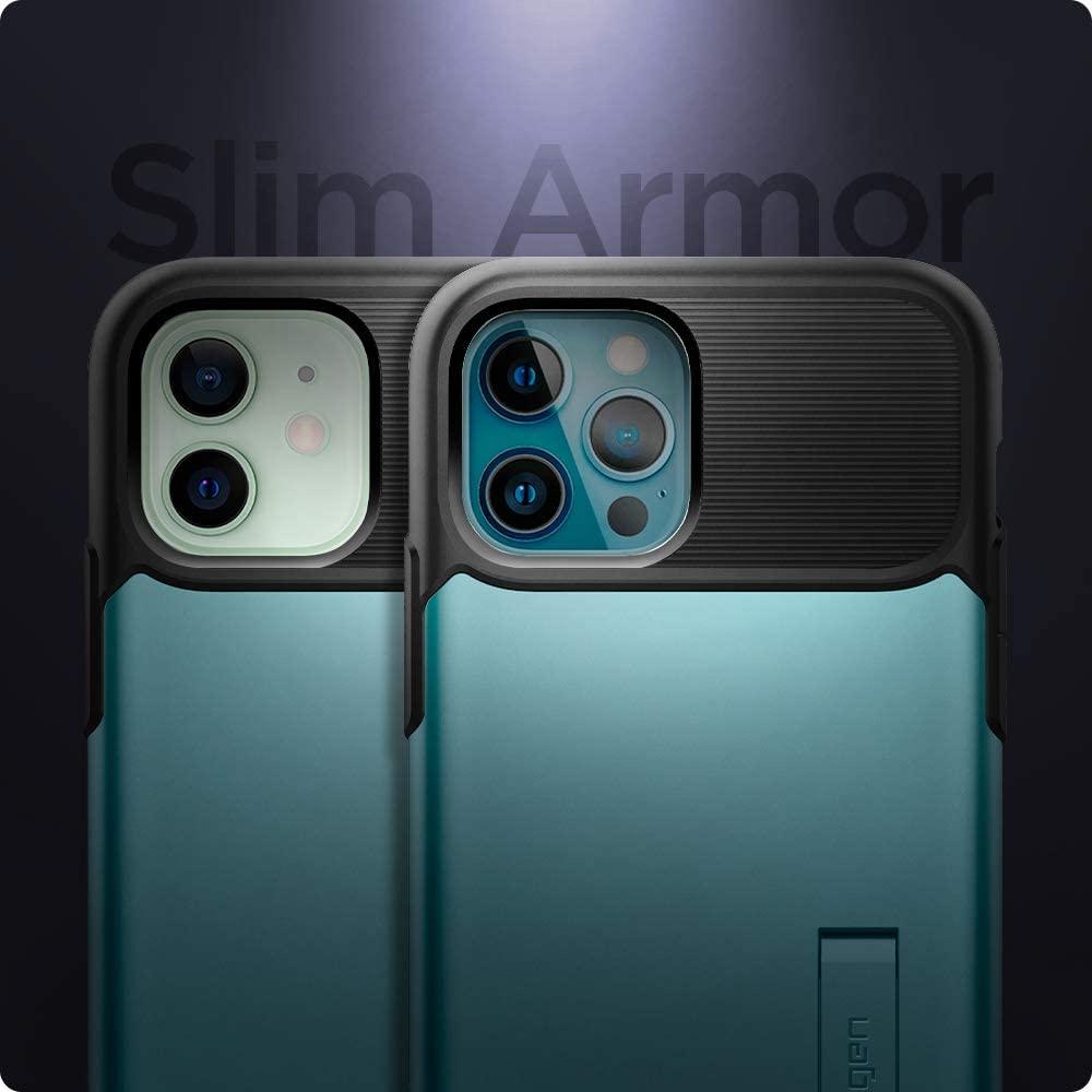 Spigen® Slim Armor™ ACS01525 iPhone 12 / 12 Pro Case - Mint