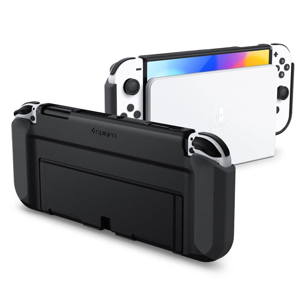 Spigen® Thin Fit™ ACS04239 Nintendo Switch OLED Case - Black
