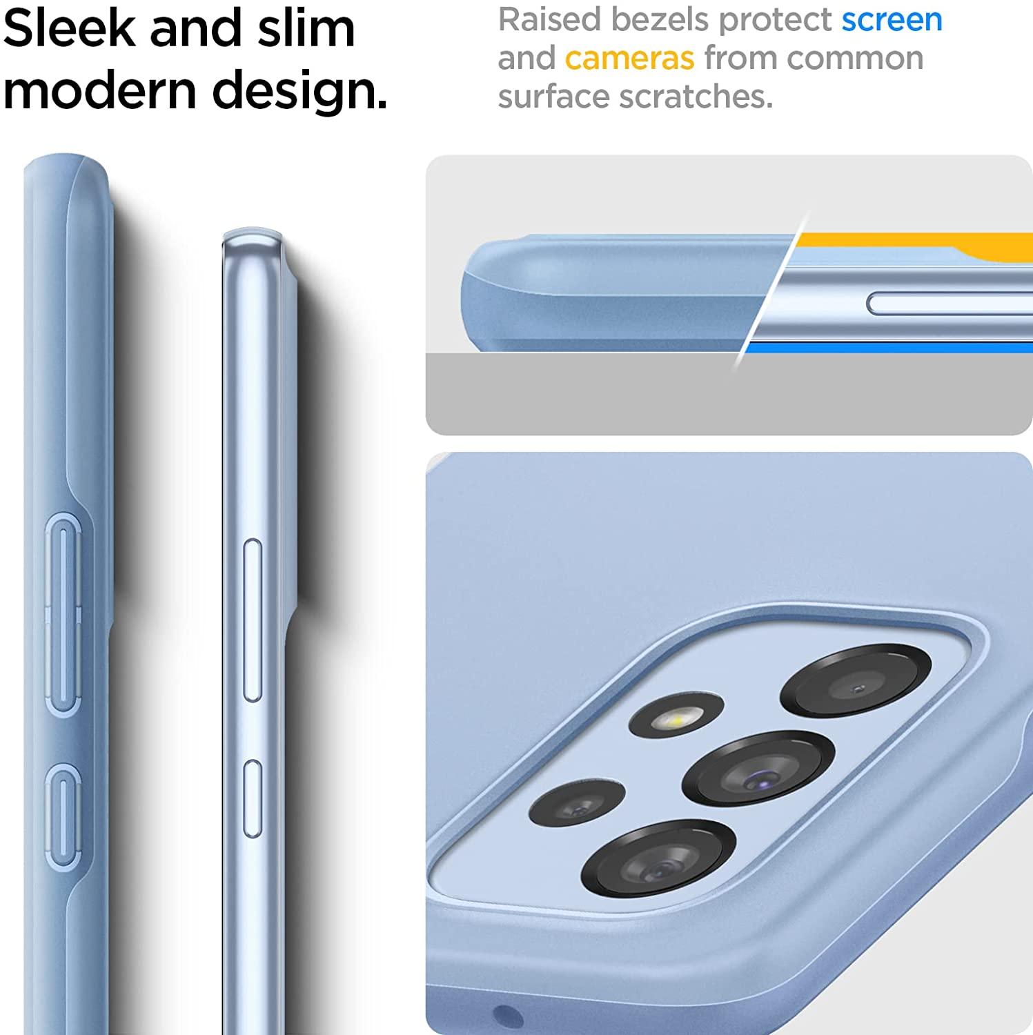 Spigen® Thin Fit™ ACS04592 Samsung Galaxy A53 Case - Cream Blue