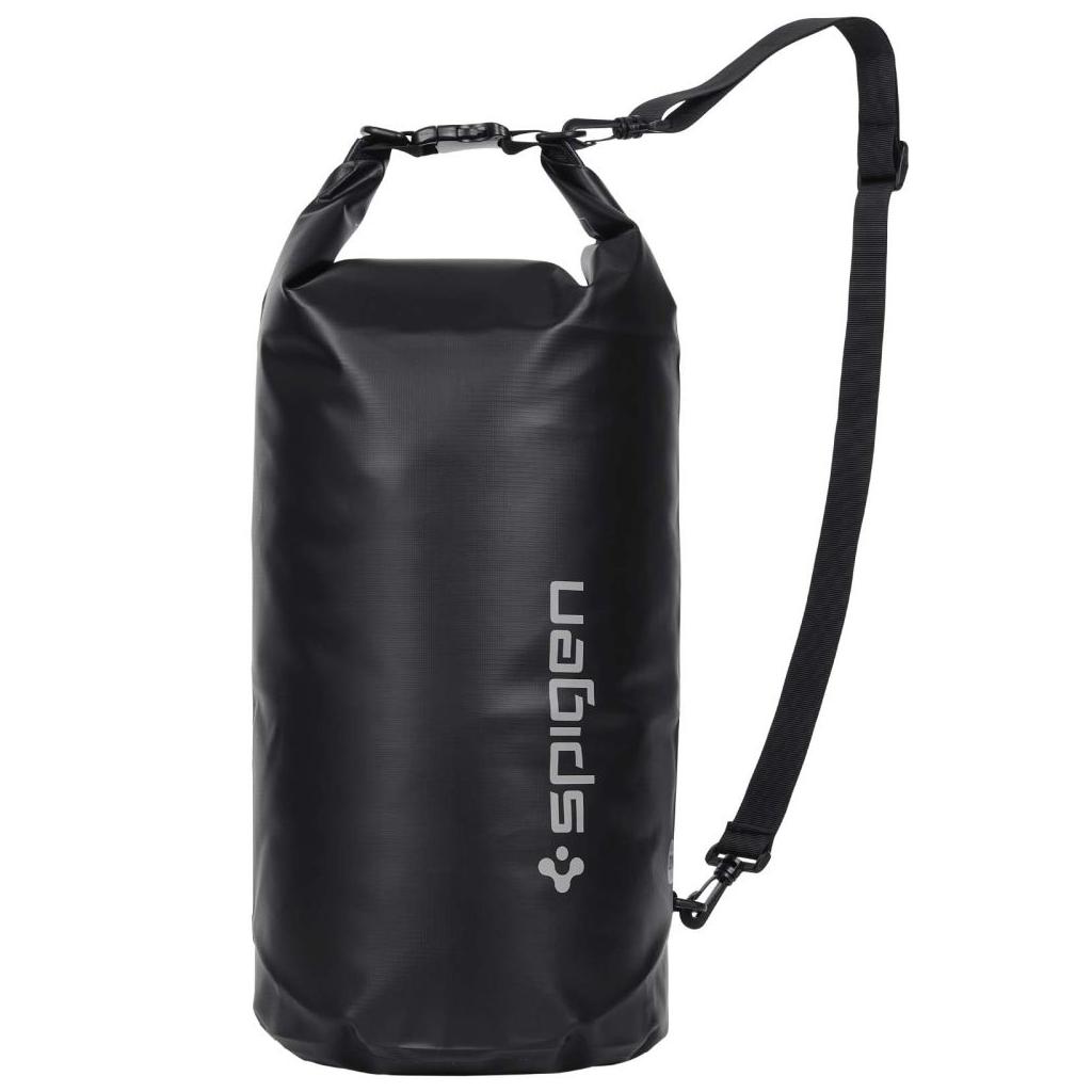 Spigen® AquaShield™ A630 AMP04534 IPX6 Certified Universal 20L+2L Waterproof Bag - Black