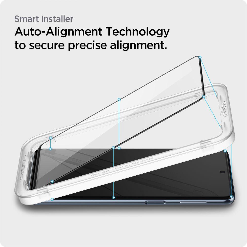 Spigen® GLAS.tR ALIGNmaster™ Full Cover AGL04620 Samsung Galaxy M53 Premium Tempered Glass Screen Protector