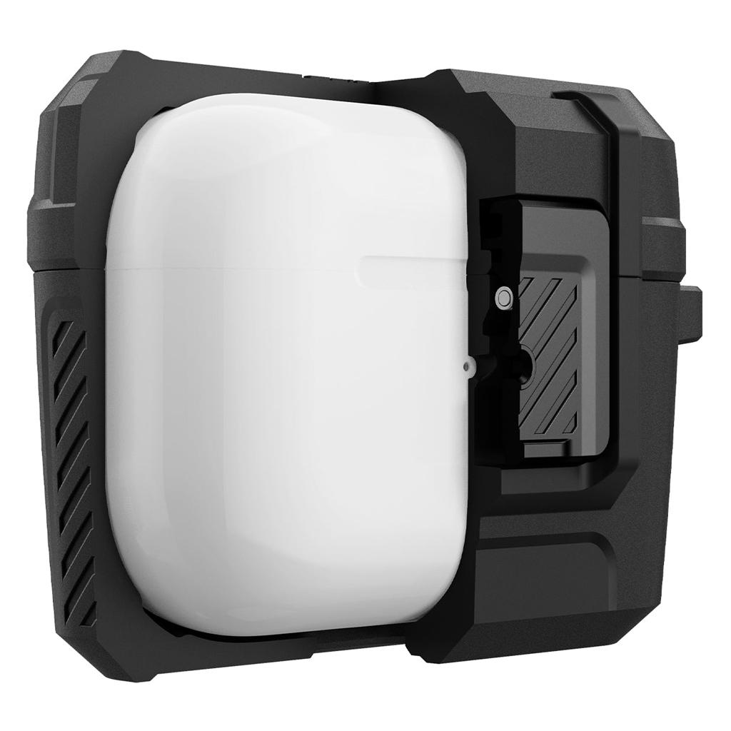 Spigen® Lock Fit ACS04755 Apple AirPods Pro Case – Matte Black