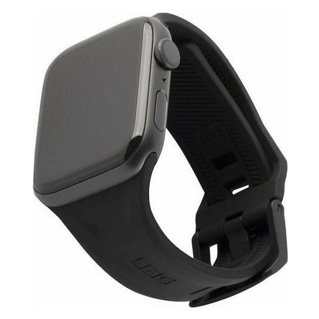 Urban Armor Gear (UAG) Scout Silicone Strap 191488114040 Apple Watch 45mm / 44mm / 42mm Band – Black