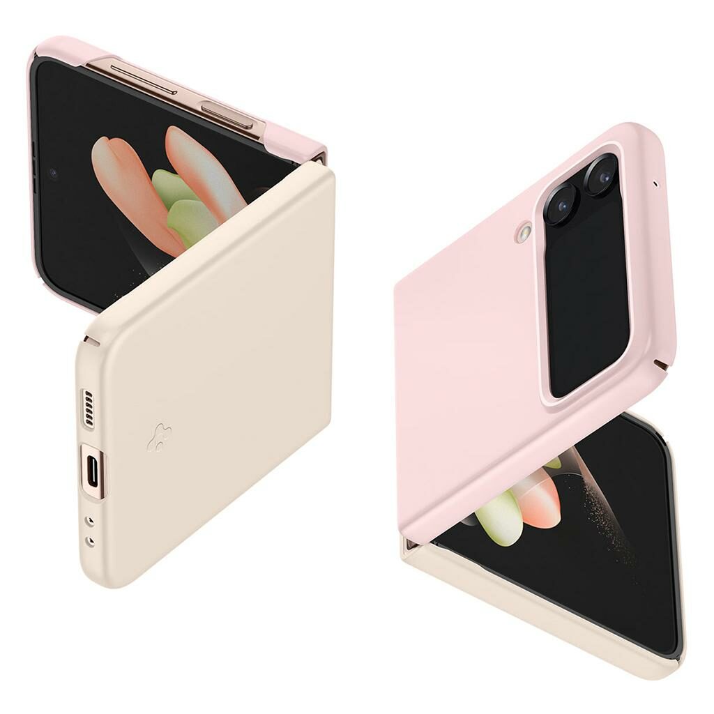 Spigen® AirSkin™ ACS05174 Samsung Galaxy Z Flip 4 Case - Cotton Pink