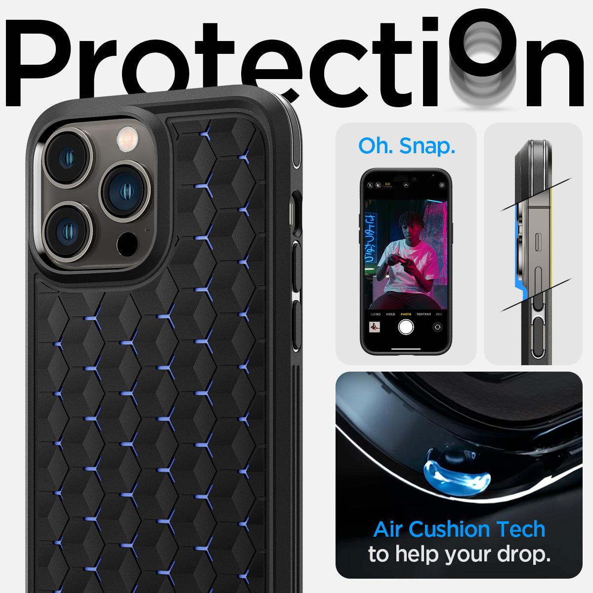 Spigen® Cryo Armor™ ACS04854 iPhone 14 Pro Max Case - Matte Black