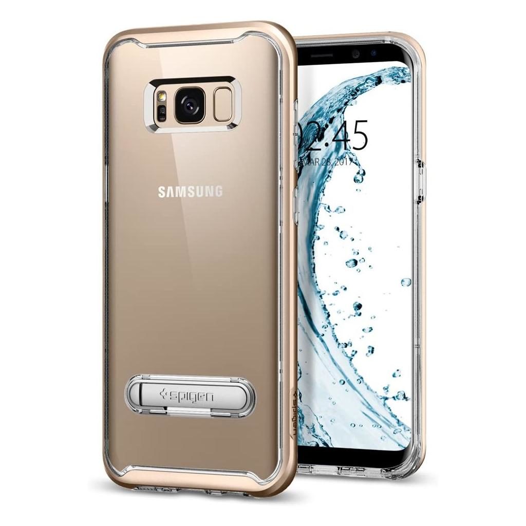 Spigen® Crystal Hybrid™ 565CS20836 Samsung Galaxy S8 Case – Gold Maple