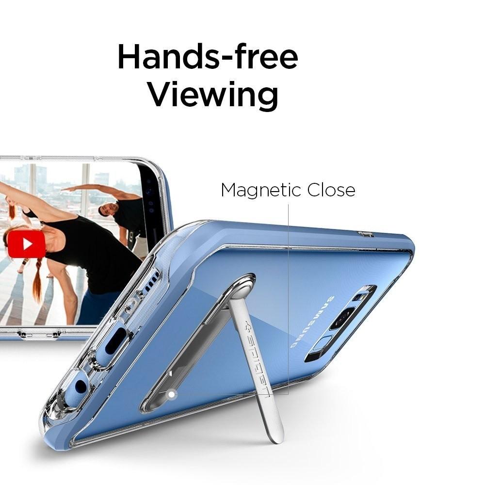 Spigen® Crystal Hybrid™ 565CS20837 Samsung Galaxy S8 Case – Blue Coral
