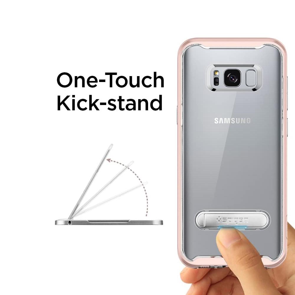 Spigen® Crystal Hybrid™ 565CS21435 Samsung Galaxy S8 Case - Pink