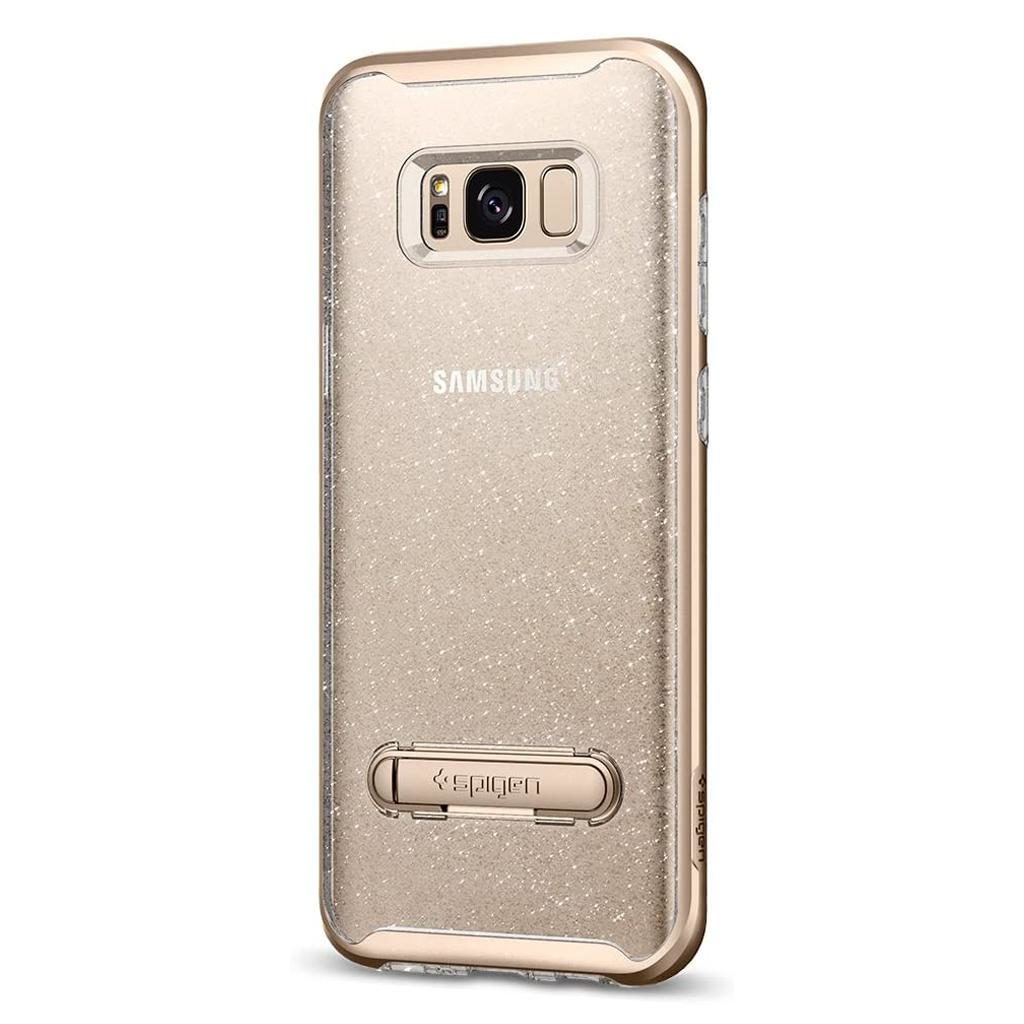Spigen® Crystal Hybrid™ Glitter 565CS21327 Samsung Galaxy S8 Case - Gold Quartz
