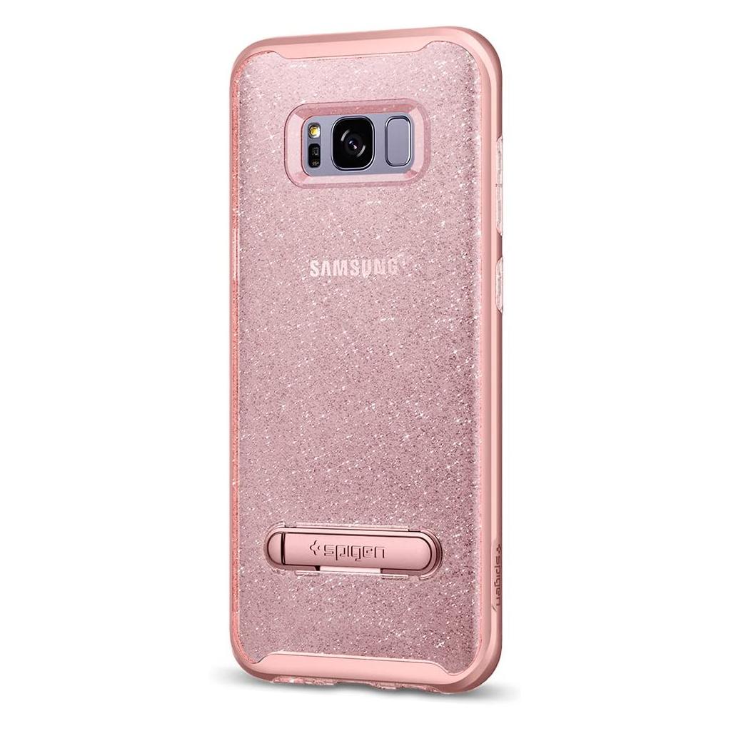 Spigen® Crystal Hybrid™ Glitter 565CS21328 Samsung Galaxy S8 Case - Rose Quartz