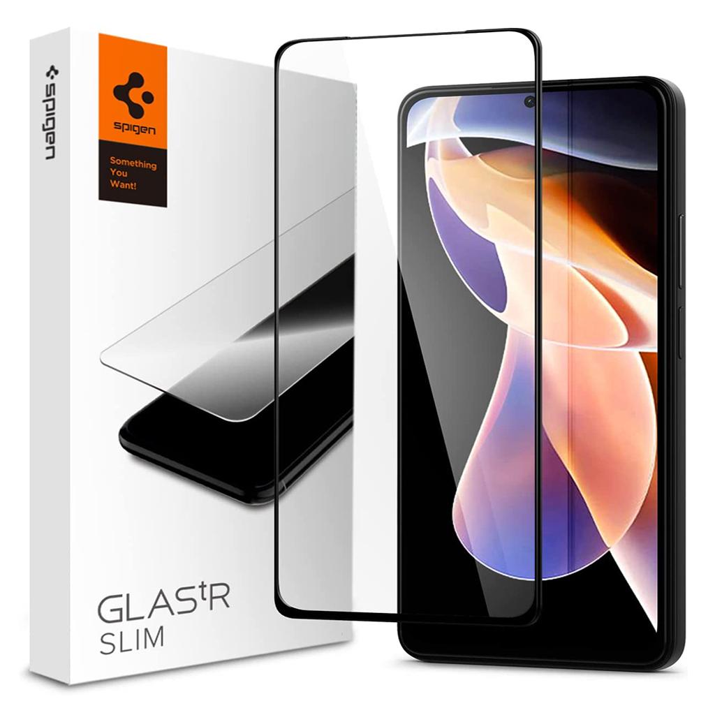 Spigen® GLAS.tR™ Full Cover HD AGL04163 Xiaomi Redmi Note 11 Pro 5G / Redmi Note 11 Pro / Redmi Note 11 Pro Plus + 5G / POCO X4 Pro Premium Tempered Glass Screen Protector