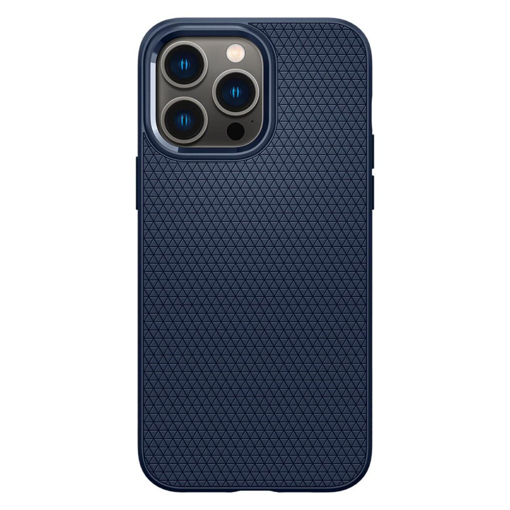Spigen® Liquid Air™ ACS04814 iPhone 14 Pro Max Case - Navy Blue