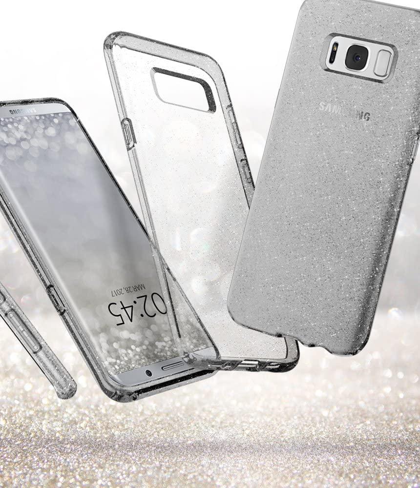 Spigen® Liquid Crystal™ Glitter 565CS21616 Samsung Galaxy S8 Case - Space Quartz