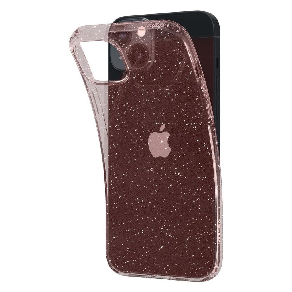 Spigen® Liquid Crystal™ Glitter ACS04889 iPhone 14 Plus Case - Rose Quartz