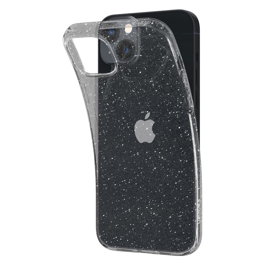 Spigen® Liquid Crystal™ Glitter ACS05034 iPhone 14 Case - Crystal Quartz
