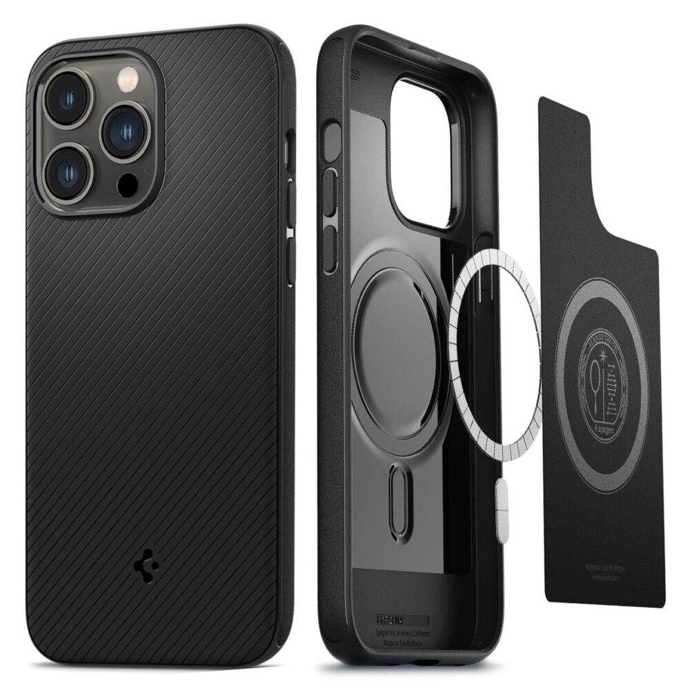 Spigen® Mag Armor™ (MagFit) ACS04844 iPhone 14 Pro Max Case - Matte Black