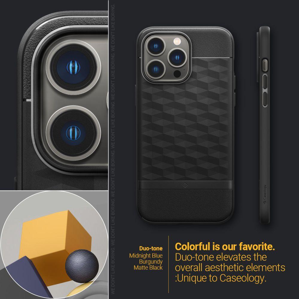 Spigen® Parallax Mag by Caseology® Collection ACS05002 iPhone 14 Pro Case – Matte Black