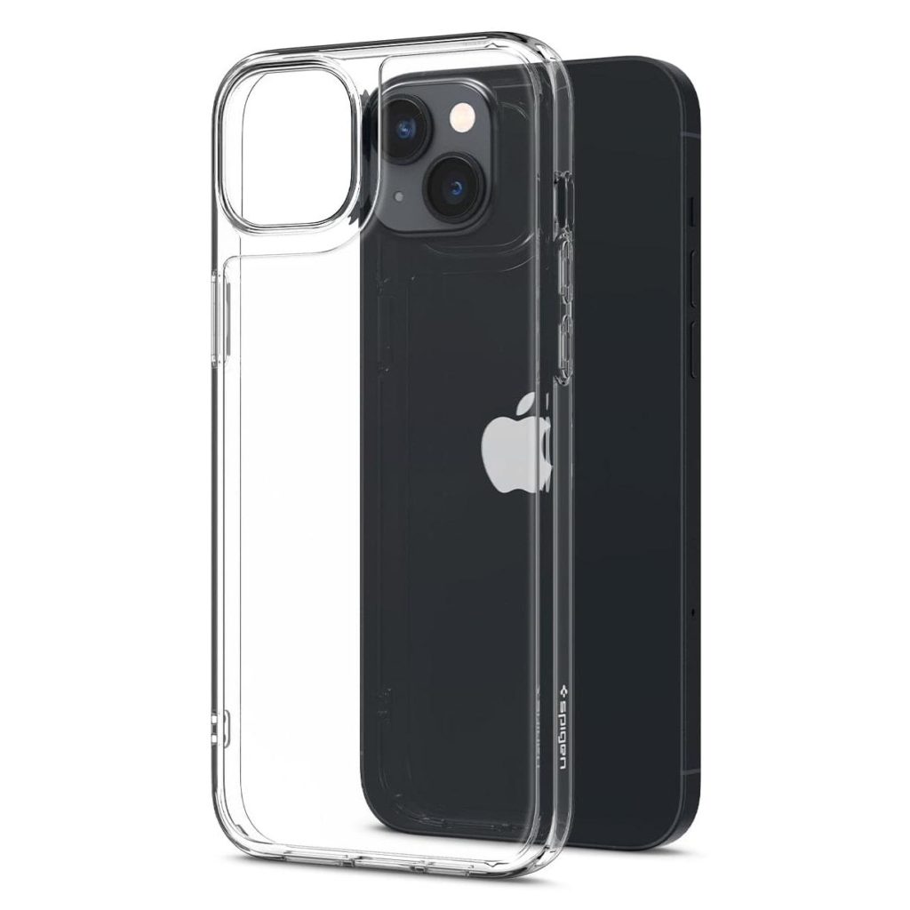 Spigen® Quartz Hybrid™ ACS04906 iPhone 14 Plus Case - Crystal Clear