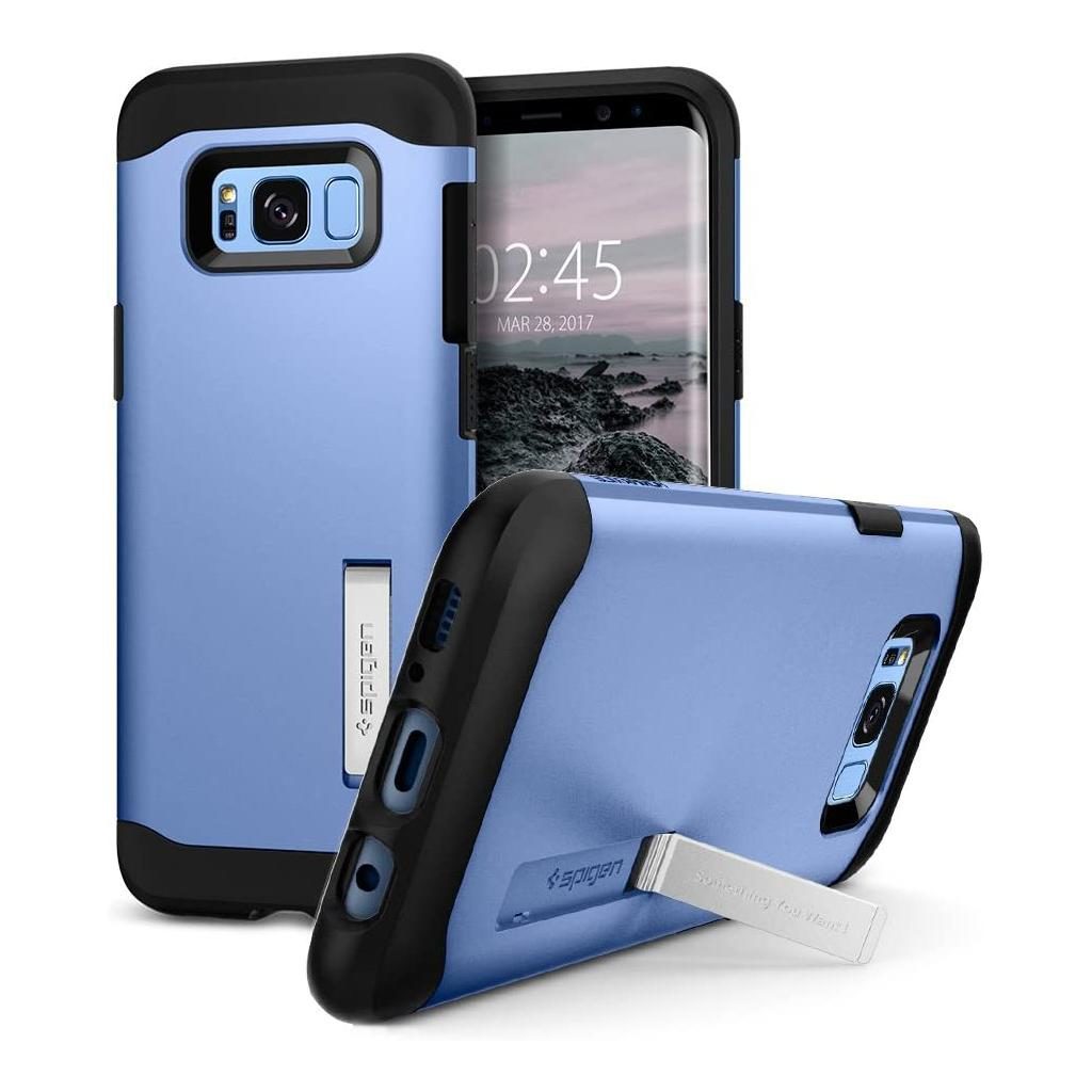 Spigen® Slim Armor™ 565CS20834 Samsung Galaxy S8 Case – Blue Coral