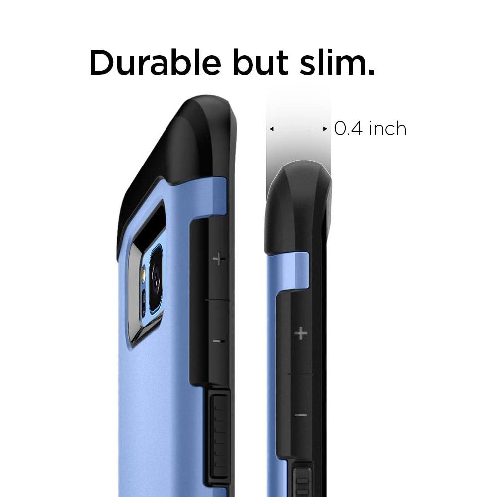 Spigen® Slim Armor™ 565CS20834 Samsung Galaxy S8 Case – Blue Coral
