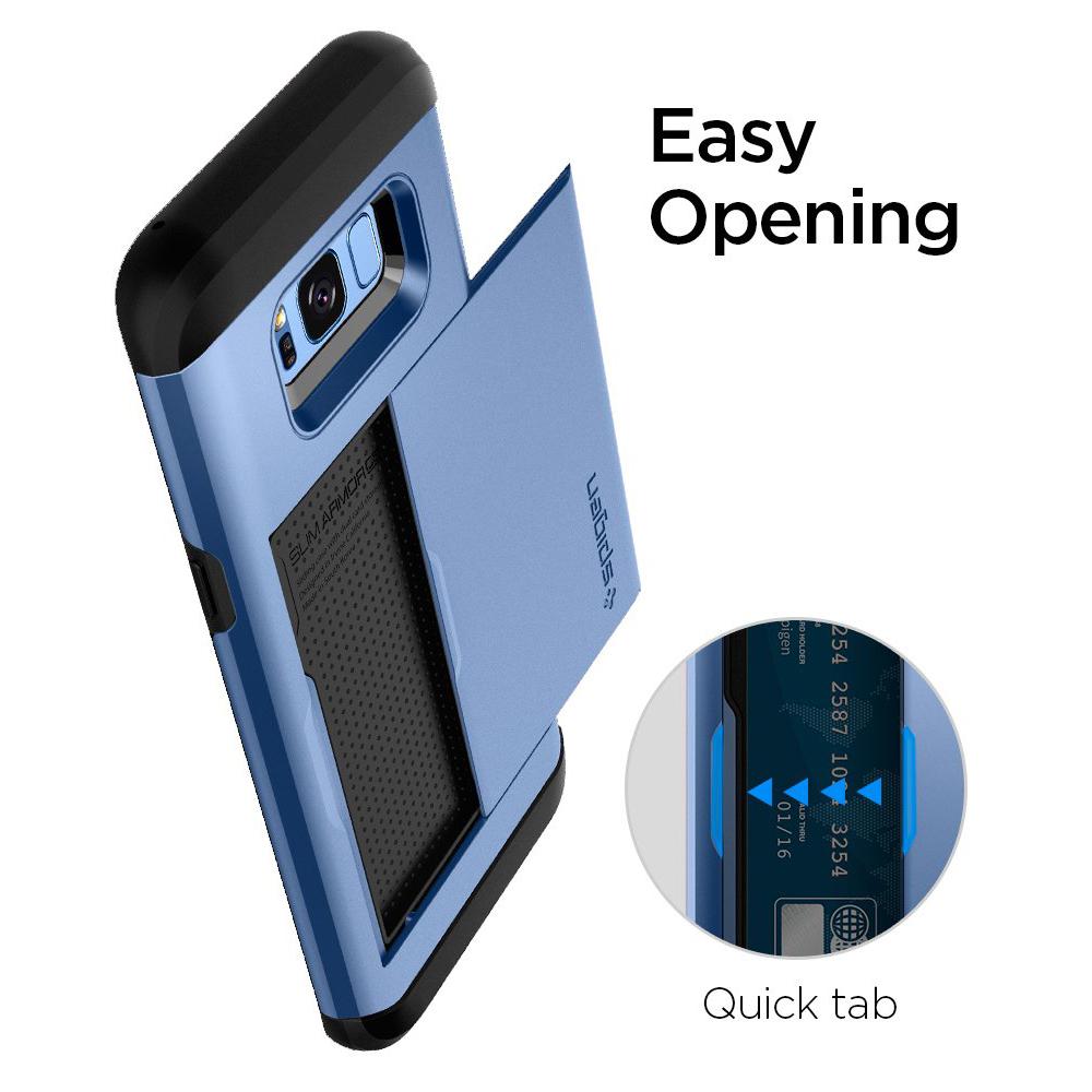 Spigen® Slim Armor CS™ 565CS21621 Samsung Galaxy S8 Case – Blue Coral