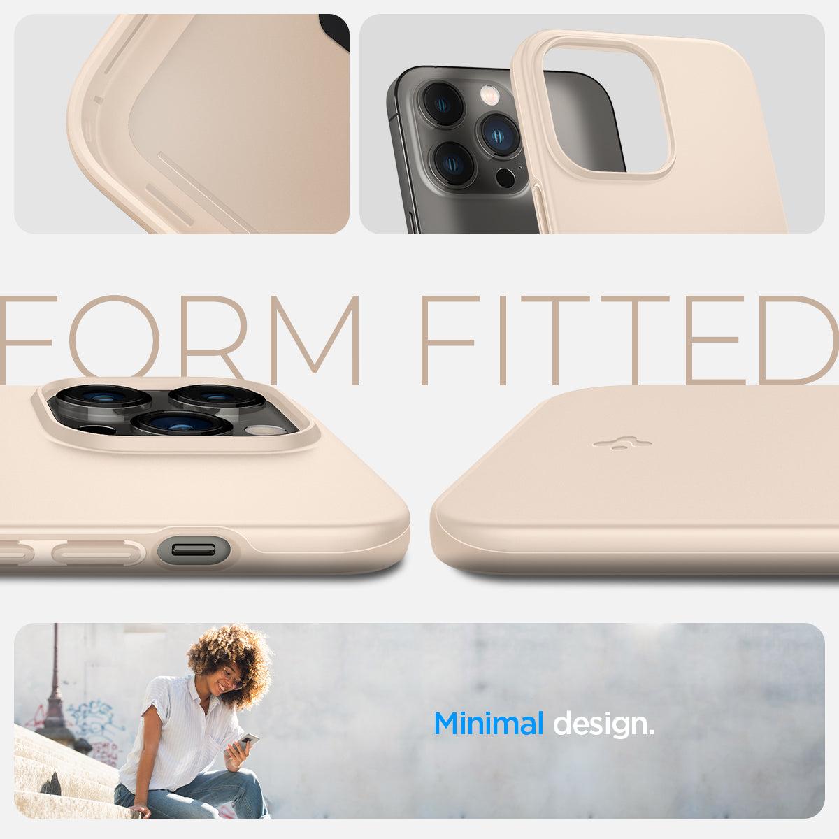 Spigen® Thin Fit™ ACS04770 iPhone 14 Pro Max Case - Sand Beige