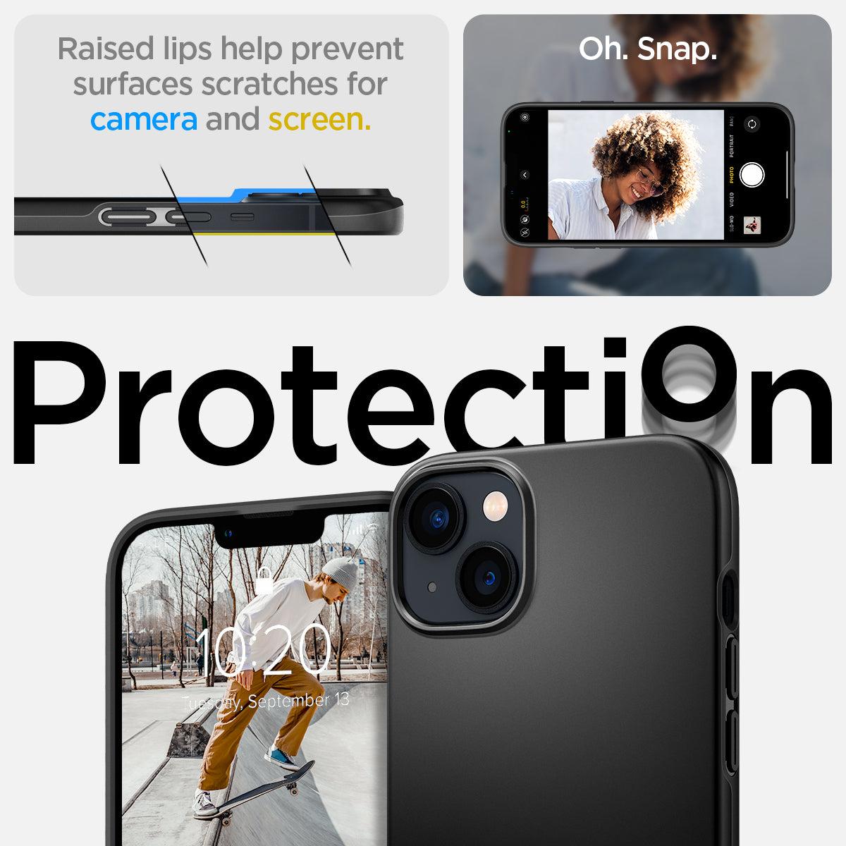 Spigen® Thin Fit™ ACS04773 iPhone 14 Plus Case - Black