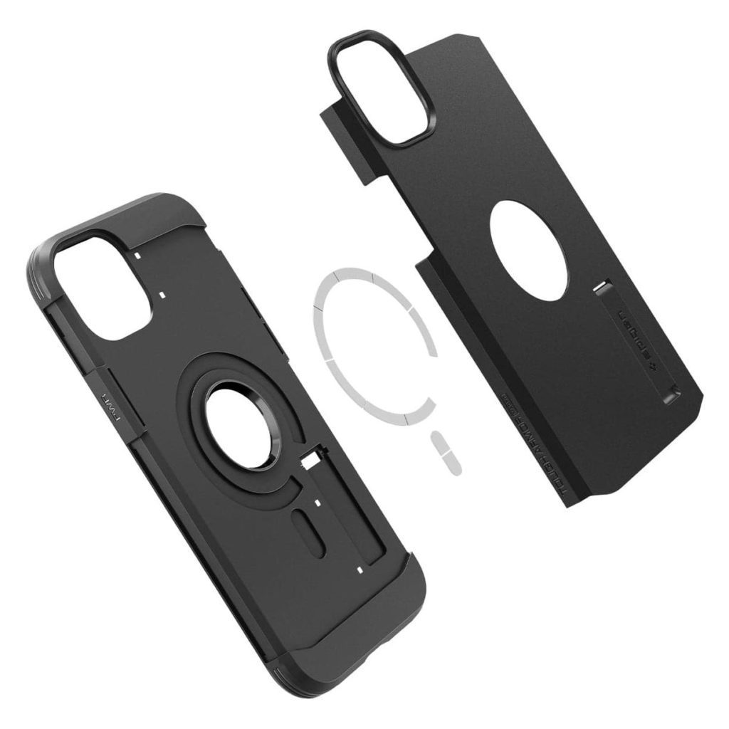 Spigen® Tough Armor™ (MagFit) ACS04915 iPhone 14 Plus Case - Black