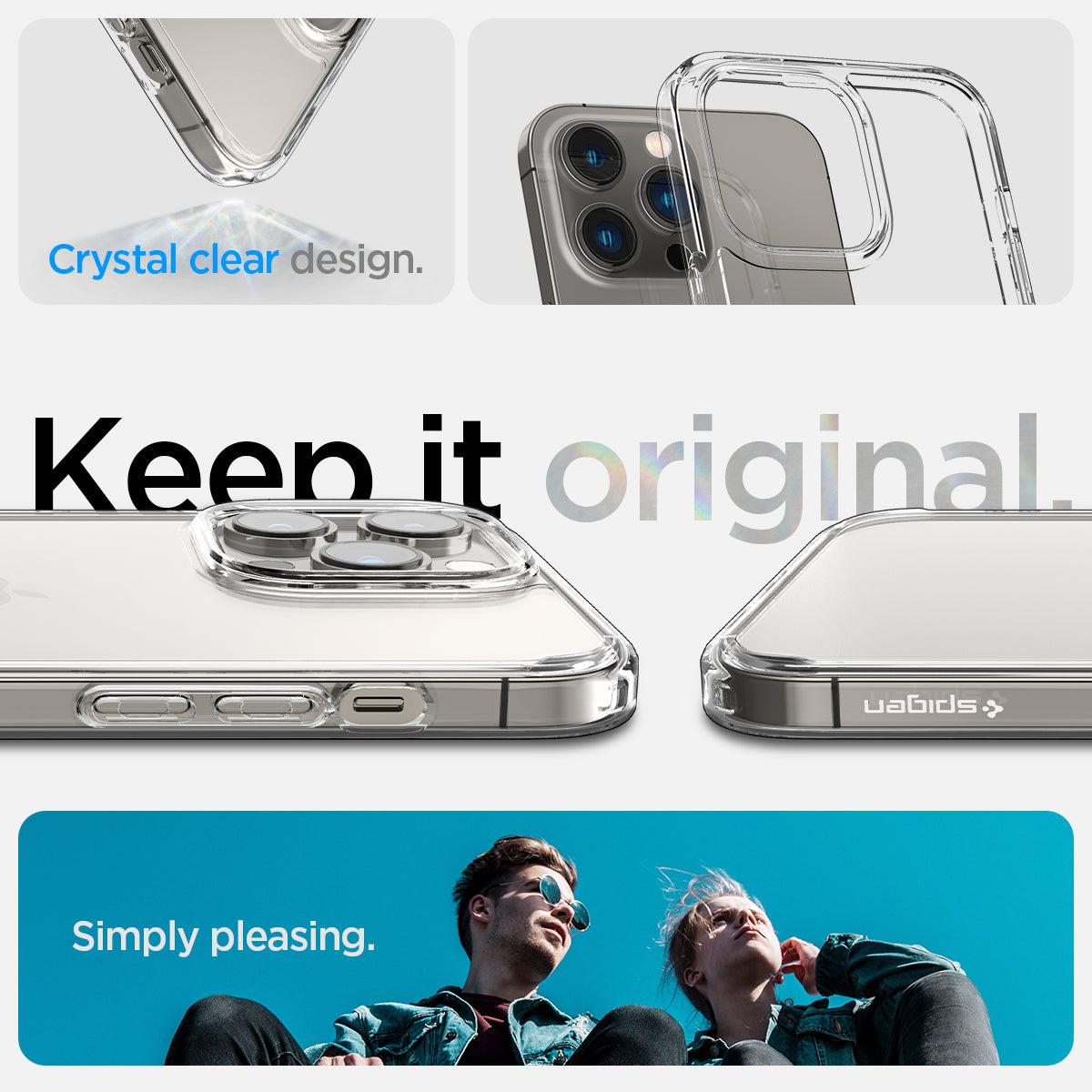 Spigen® Ultra Hybrid™ ACS04816 iPhone 14 Pro Max Case - Crystal Clear