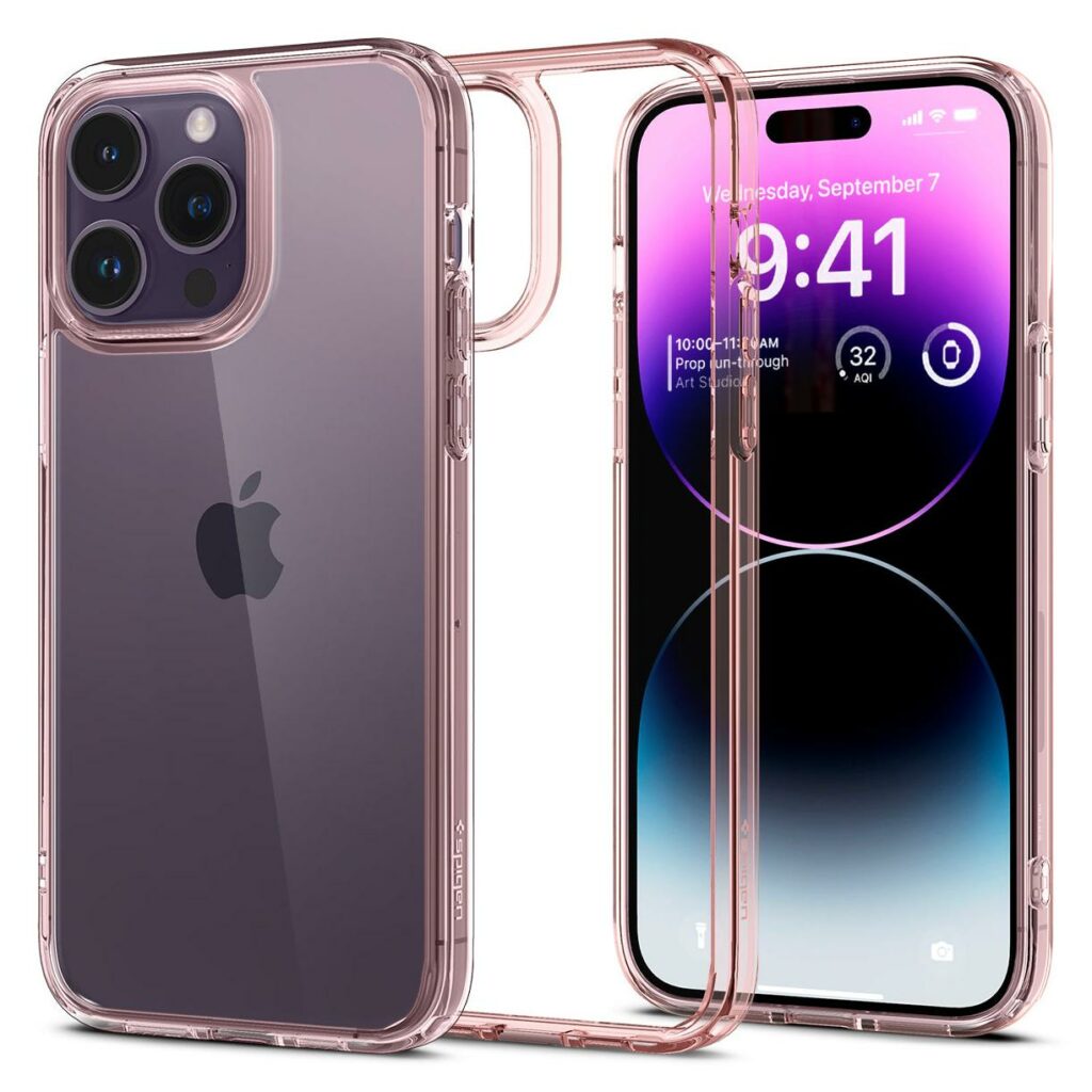 Spigen® Ultra Hybrid™ ACS04818 iPhone 14 Pro Max Case - Rose Crystal