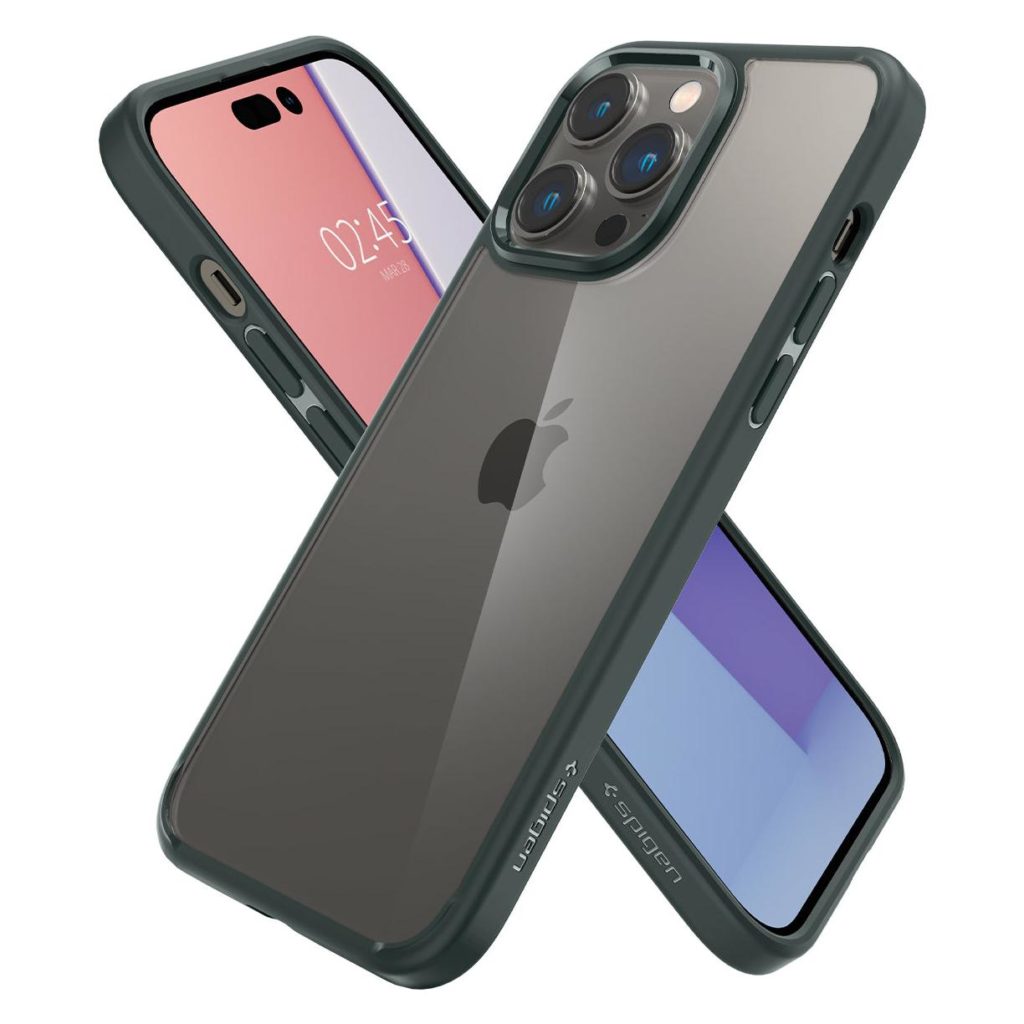 Spigen® Ultra Hybrid™ ACS04821 iPhone 14 Pro Max Case - Abyss Green