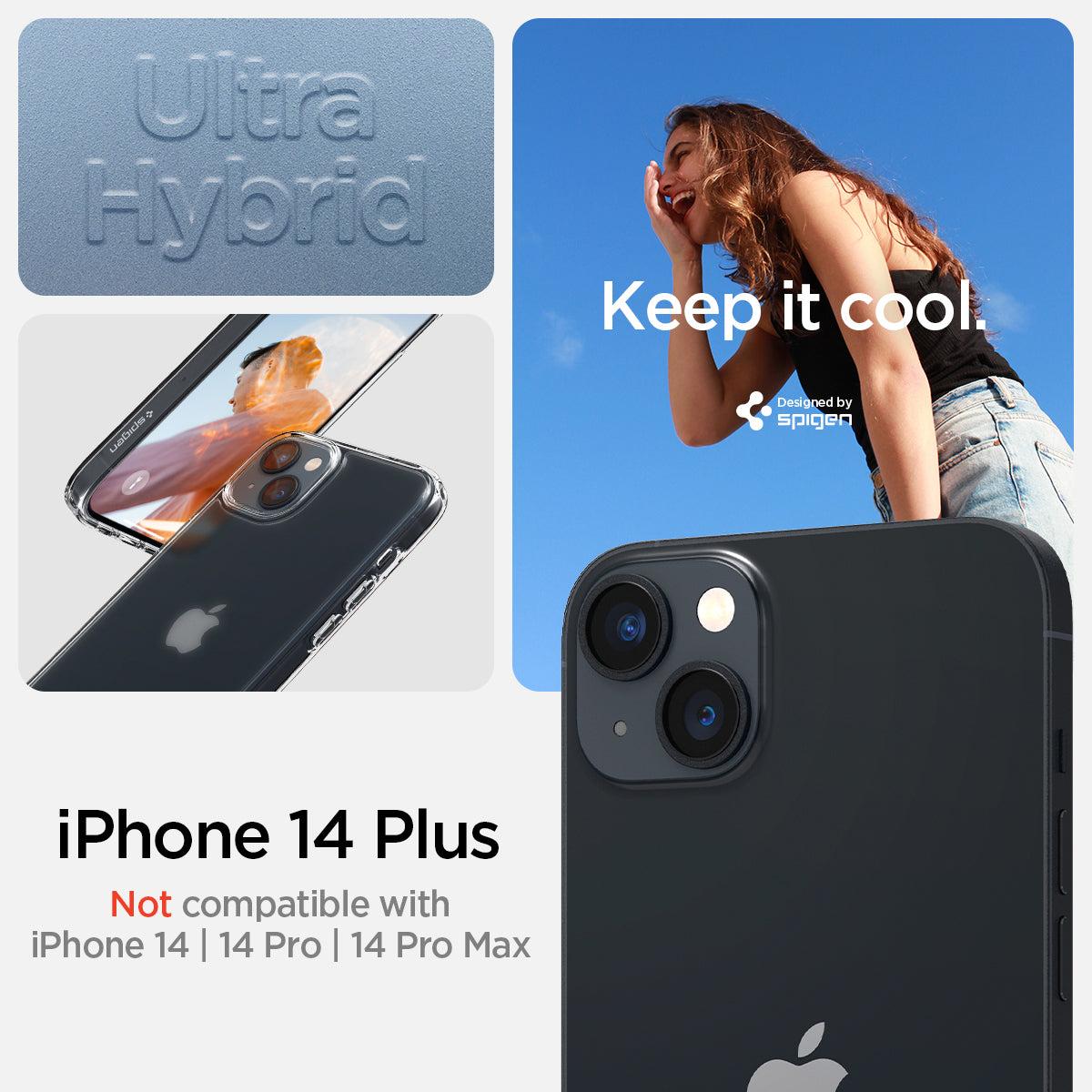 Spigen® Ultra Hybrid™ ACS04900 iPhone 14 Plus Case - Frost Clear