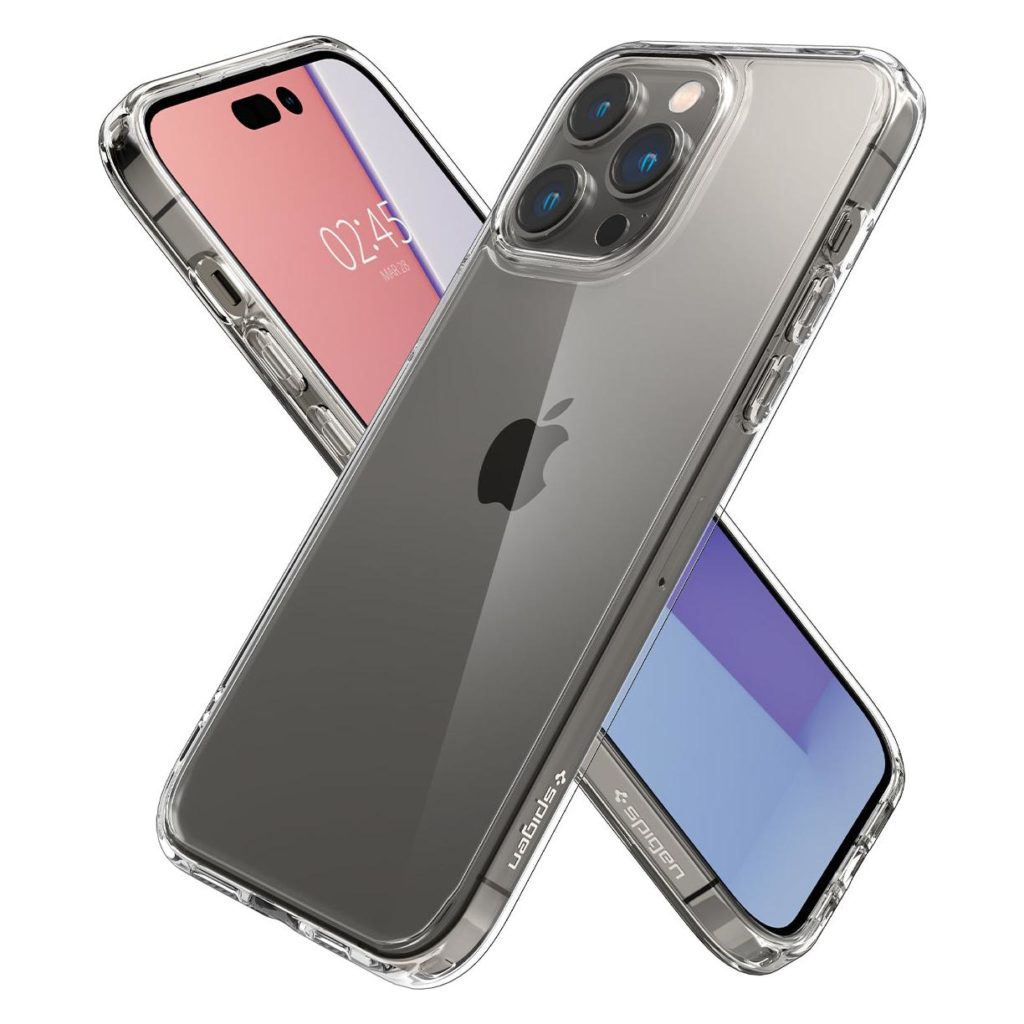 Spigen® Ultra Hybrid™ ACS04960 iPhone 14 Pro Case - Crystal Clear