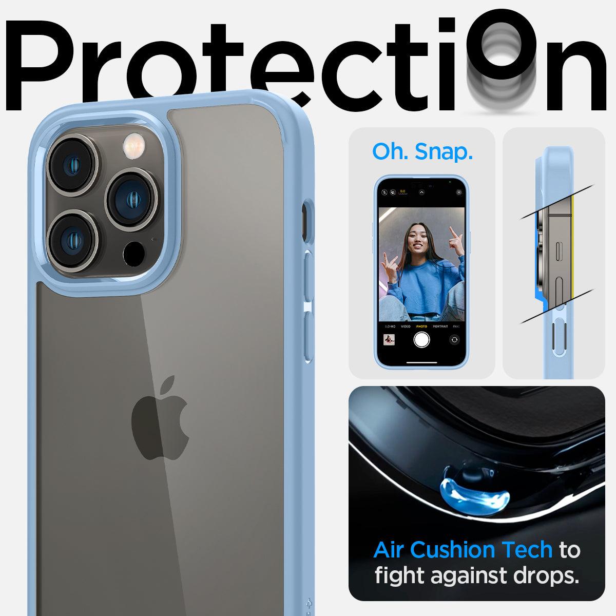 Spigen® Ultra Hybrid™ ACS04964 iPhone 14 Pro Case - Sierra Blue