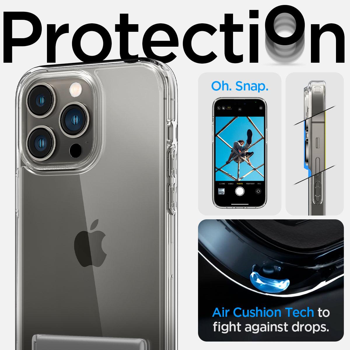 Spigen® Ultra Hybrid™ S ACS04829 iPhone 14 Pro Max Case - Crystal Clear