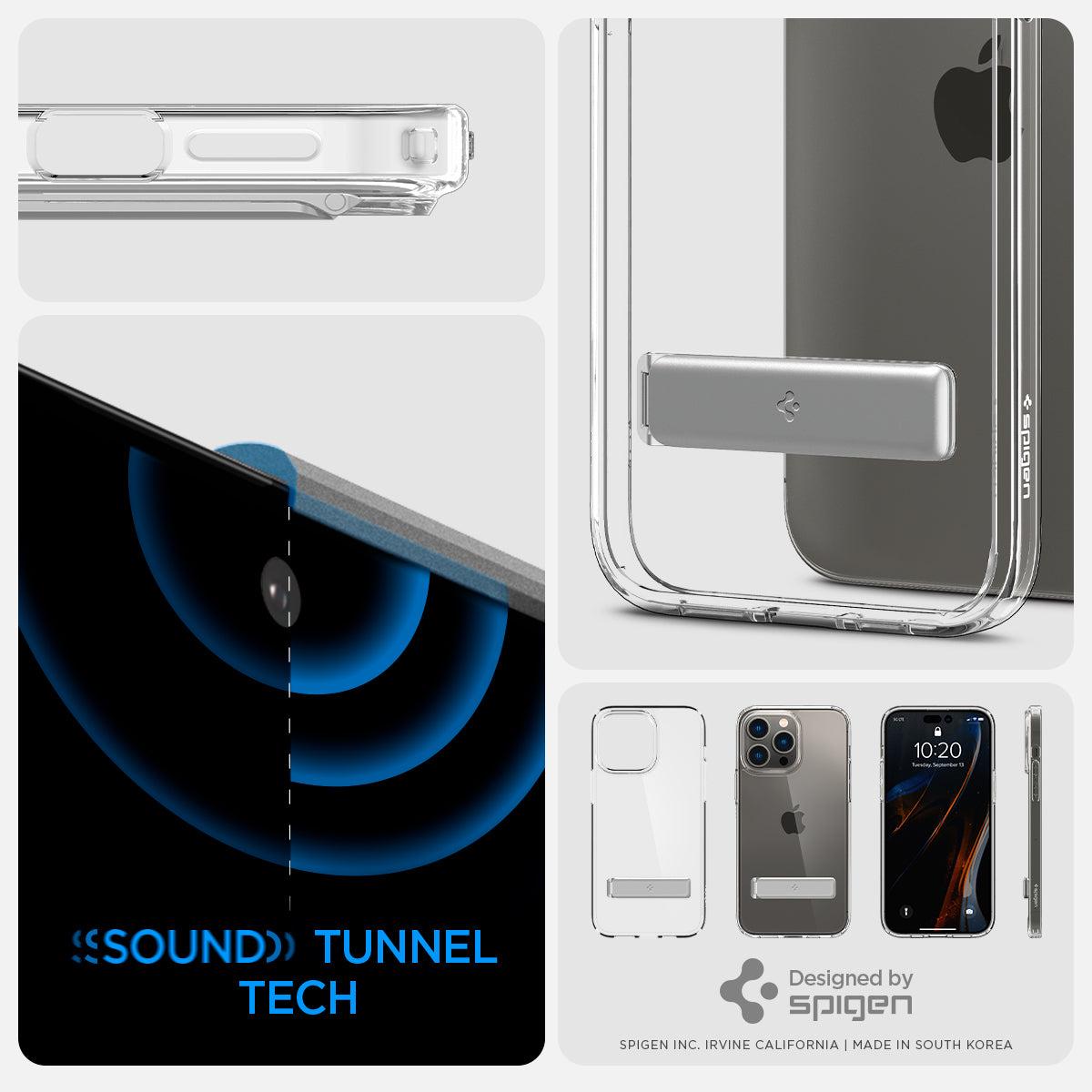 Spigen® Ultra Hybrid™ S ACS04829 iPhone 14 Pro Max Case - Crystal Clear