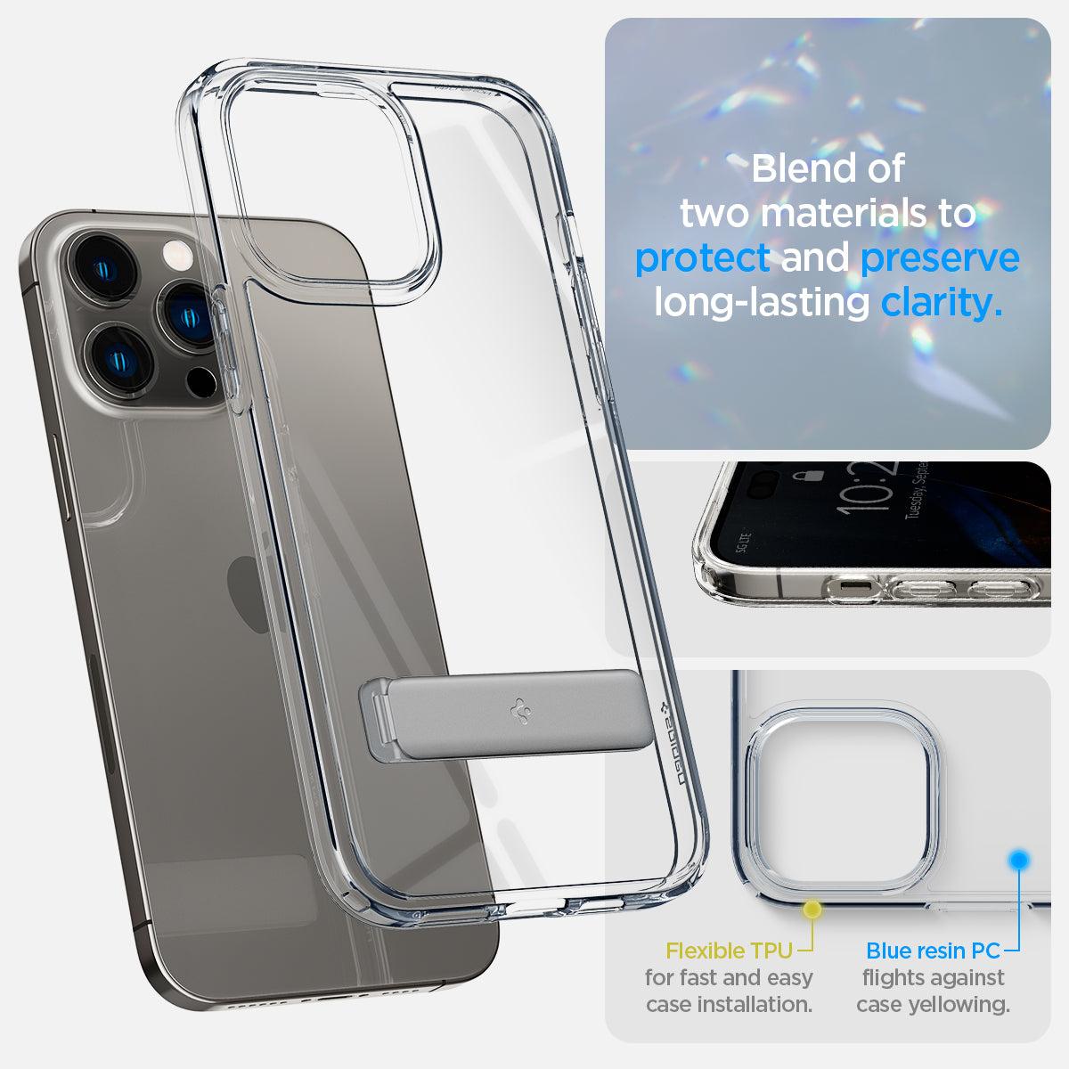 Spigen® Ultra Hybrid™ S ACS04973 iPhone 14 Pro Case - Crystal Clear