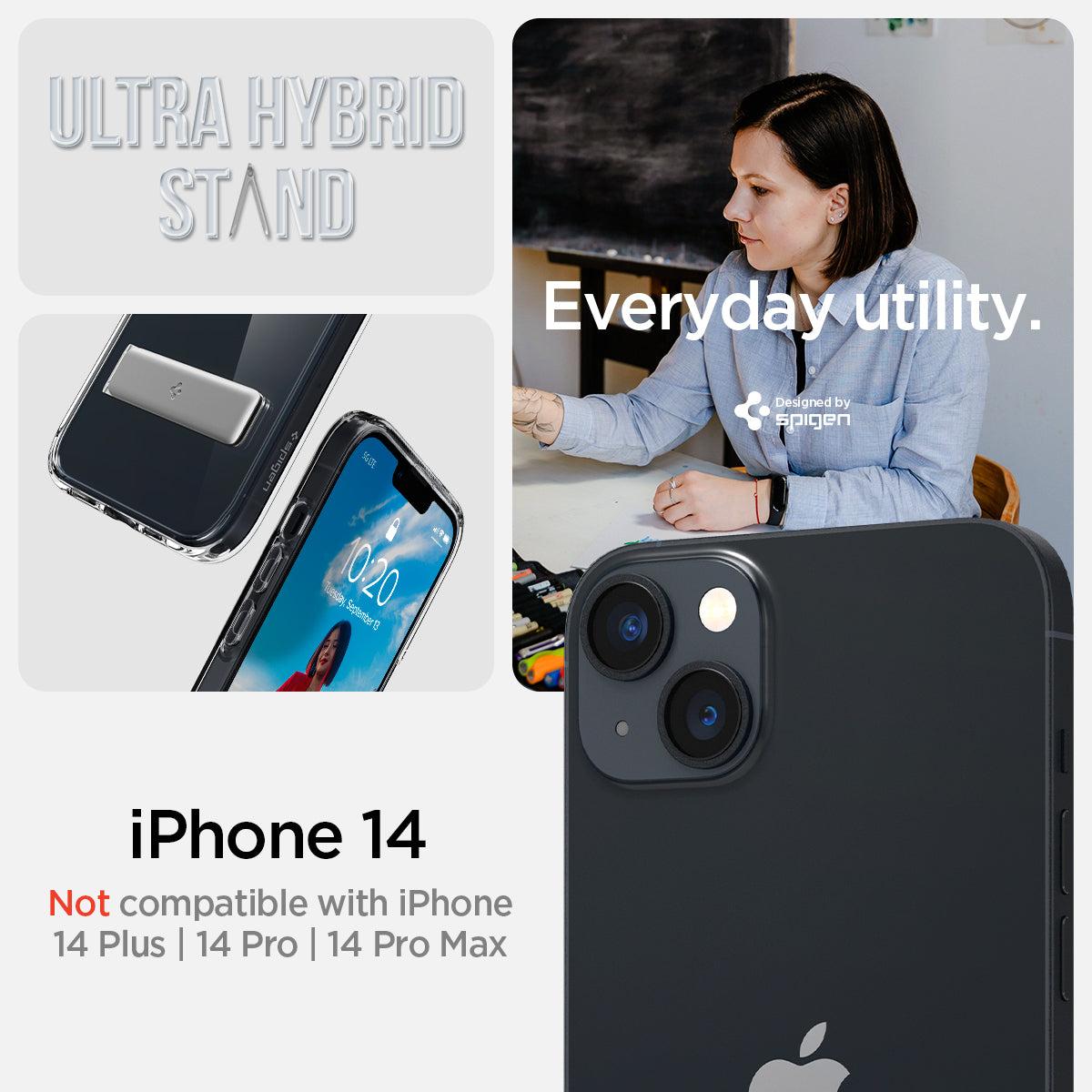 Spigen® Ultra Hybrid™ S ACS05051 iPhone 14 Case - Crystal Clear