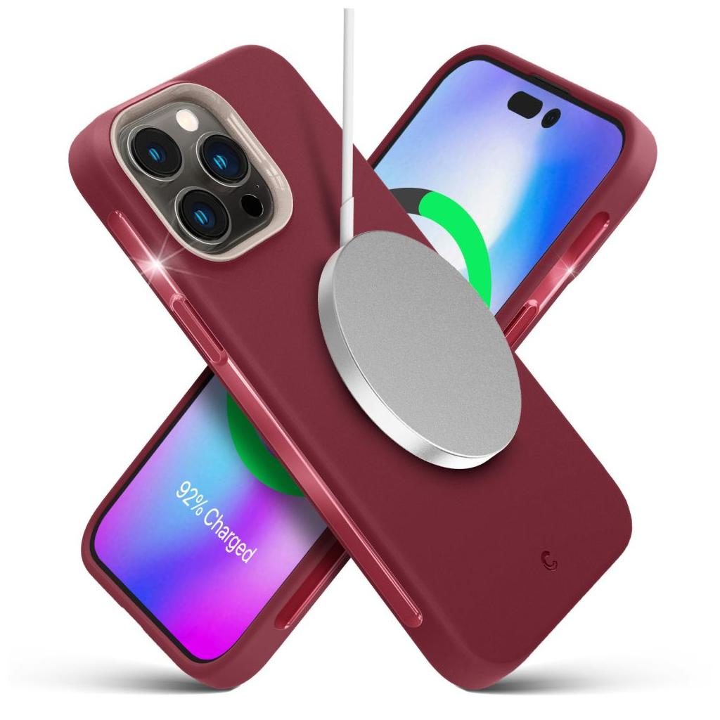 Spigen® UltraColor Mag by Cyrill Collection ACS05025 iPhone 14 Pro Case - Sangria
