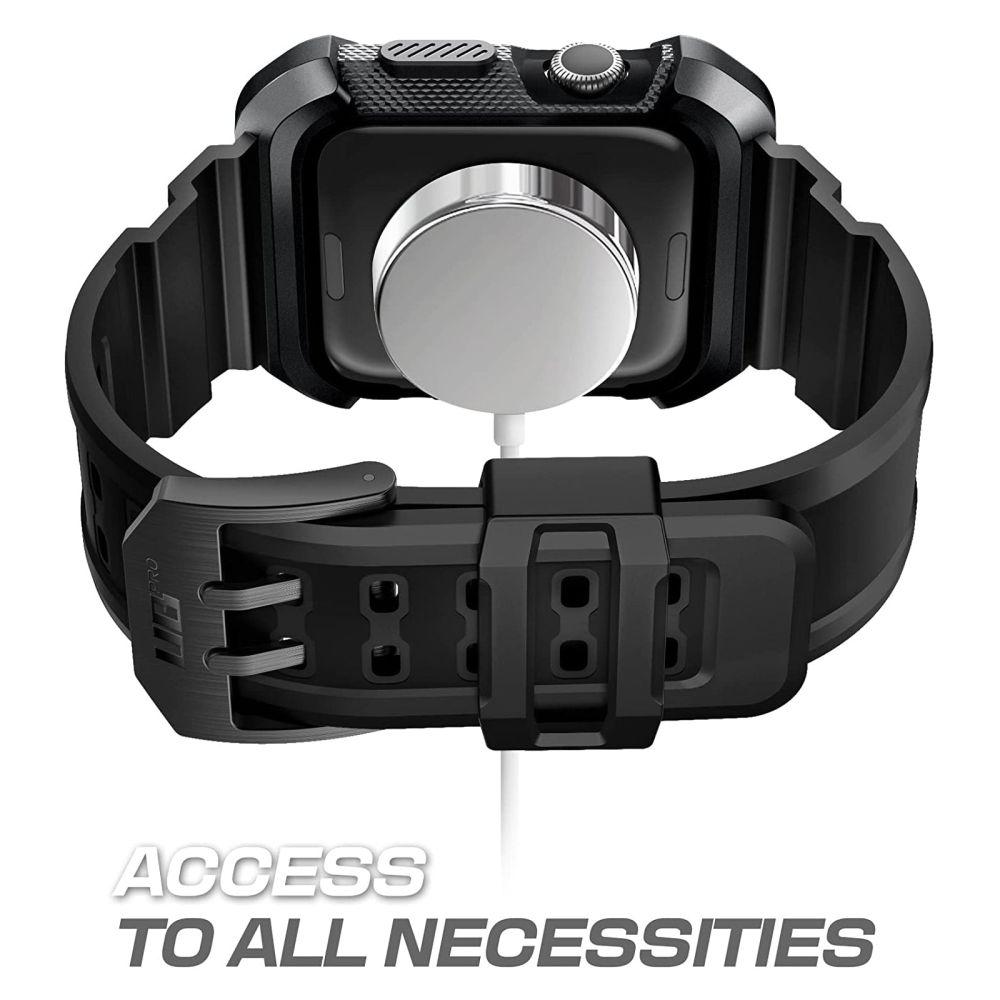 Supcase Unicorn Beetle Pro 843439116665 Apple Watch Series 8 / 7 / 6 / SE / 5 / 4 (45mm / 44mm) Case - Black
