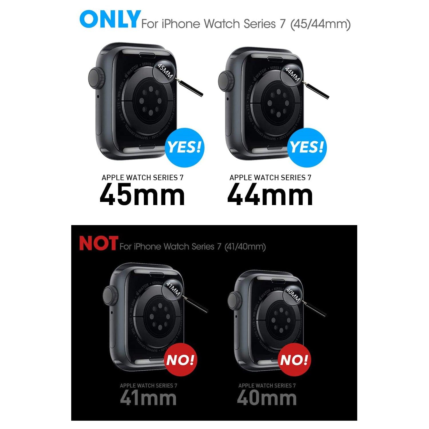 Supcase Unicorn Beetle Pro 843439116665 Apple Watch Series 8 / 7 / 6 / SE / 5 / 4 (45mm / 44mm) Case - Black
