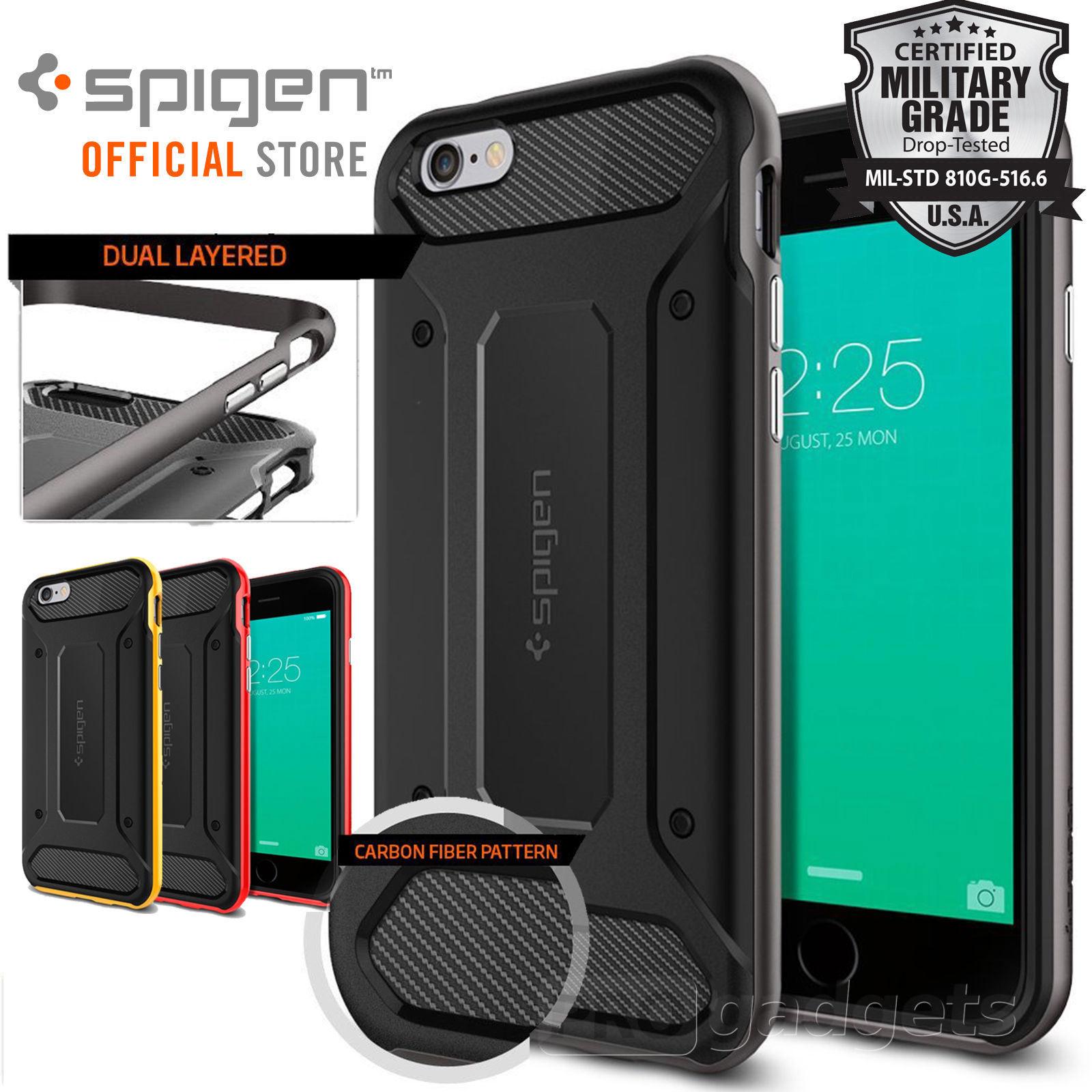 Spigen® Neo Hybrid Carbon™ SGP11621 iPhone 6 / 6s Case – Gunmetal
